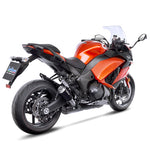 15209B SCARICHI LEOVINCE KAWASAKI Z 1000 SX 2017 - 2020 LV-10 BLACK EDITION STAINLESS STEEL EURO 4 4T ZXT00W