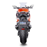 15209B SCARICHI LEOVINCE KAWASAKI Z 1000 SX 2017 - 2020 LV-10 BLACK EDITION STAINLESS STEEL EURO 4 4T ZXT00W