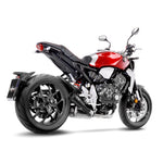 15222FB TERMINALE LEOVINCE HONDA CB 1000 R Neo Sports Caf? 2018-2021 LV-10 INOX DARK INOX