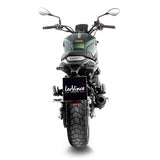 15258FB SCARICO LEOVINCE BENELLI LEONCINO 800 2022 - 2023 LV-10 FULL BLACK STAINLESS STEEL EURO 5 4T P37- PAF