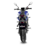 15264BU SCARICO COMPLETO LEOVINCE YAMAHA YZF-R7 700 2021 - 2023 LV-10 BLACK EDITION STAINLESS STEEL EURO 5 4T RM39- RM40
