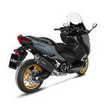 15305B SCARICO COMPLETO LEOVINCE YAMAHA T-MAX 560/TECH MAX 2020 - 2023 LV-12 BLACK EDITION STAINLESS STEEL EURO 5 4T SJ18