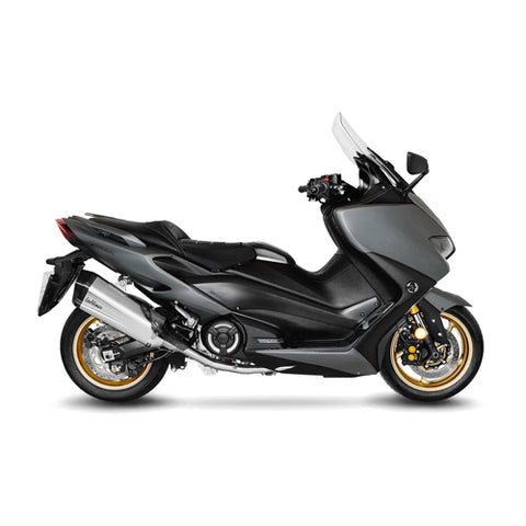 15305 SCARICO COMPLETO LEOVINCE YAMAHA T-MAX 560/TECH MAX 2020 - 2023 LV-12 STAINLESS STEEL EURO 5 4T SJ18