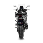 15307B SCARICO LEOVINCE HONDA NT 1100 2022 - 2023 LV-12 BLACK EDITION STAINLESS STEEL EURO 5 4T SC84