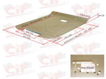 Lamierato pedana VESPA PX - PE 125-150-200 (VNX1 - VLX1 - VSX1)