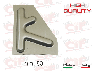 Rinforzo lamierato pedana "K" per Vespa 50,90,125 Primavera/ET3