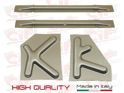 Kit rinforzi e traverse per lamierato pedana - Vespa 50,90,125 Primavera/ET3