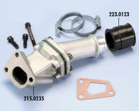 Collettore aspirazione lamellare POLINI VESPA PK 3 FORI CARBURATORE CP