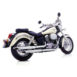 2212 SCARICO COMPLETO SILVERTAIL HONDA VT 750 C2 ACE SHADOW 1997 - 2001 K02 CHROMED STEEL 4T by Leovince