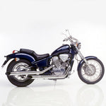 2228 SCARICO COMPLETO SILVERTAIL HONDA VT 600 C SHADOW 1988 - 2000 K02 CHROMED STEEL 4T by Leovince