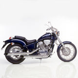 2228 SCARICO COMPLETO SILVERTAIL HONDA VT 600 C SHADOW 1988 - 2000 K02 CHROMED STEEL 4T by Leovince
