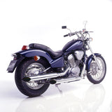 2228 SCARICO COMPLETO SILVERTAIL HONDA VT 600 C SHADOW 1988 - 2000 K02 CHROMED STEEL 4T by Leovince