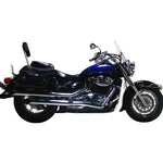 2401 SCARICO COMPLETO SILVERTAIL SUZUKI VL INTRUDER M 800 2005 - 2012 K02 CHROMED STEEL 4T by Leovince