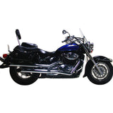 2401 SCARICO COMPLETO SILVERTAIL SUZUKI VL INTRUDER M 800 2005 - 2012 K02 CHROMED STEEL 4T by Leovince