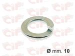 Rondella grower spaccata,zincata D.10mm