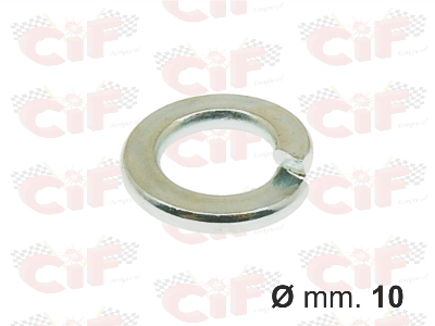 Rondella grower spaccata,zincata D.10mm