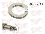 Rondella grower spaccata,zincata D.12mm, perno sospensione anteriore Vespa 50-90-125 PRIMAVERA-ET3-PK 50-PK 50 XL