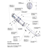 3378 SCARICO LEOVINCE SUZUKI DR 650 SE 1996 - 2015 X3 ALUMINUM 4T