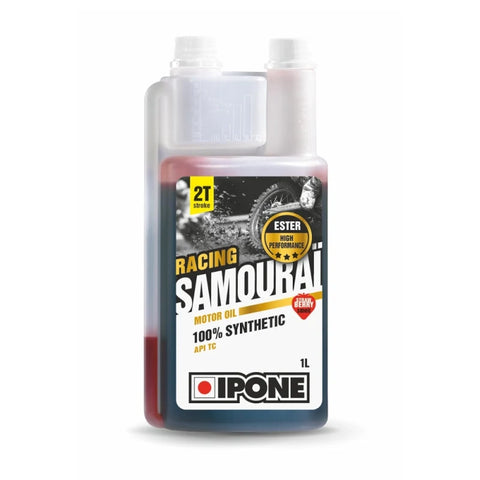 Olio miscela 2 tempi IPONE SAMOURAI RACING Sintetico 2T,alla fragola