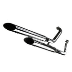 2201 SCARICO COMPLETO LEOVINCE YAMAHA XV 535 VIRAGO 1988-2001 SILVERTAIL K02 ACCIAO CROMATO/-