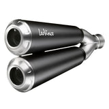 15109K SCARICO COMPLETO LEOVINCE YAMAHA XSR 700 2016-2019 GP DUALS INOX DARK/INOX
