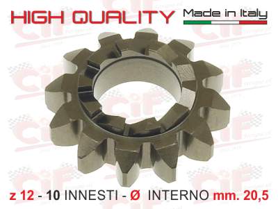 Ingranaggio avviamento Vespa 50/90/125 Primavera/ET3/PK/PK XL/Rush/N