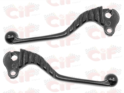 Coppia leve freno frizione nere Vespa 50/90/125 Primavera/ET3