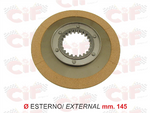 Disco frizione con scodellino per APE MP-CAR-175 Ø esterno mm. 145