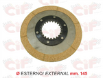 Disco frizione senza scodellino per APE MP - CAR Ø esterno mm. 145