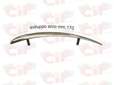 Fregio cresta parafango vespa 125 VNA1T, 125 VNB1T-VNB2T