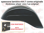 Parafango anteriore con rinforzo per Vespa 125 gt/gtr/ts, 150 sprint/sprint vel., 180/200 rally