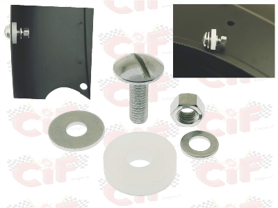 Kit vite laterale fissaggio parafango anteriore Vespa 50 N-L-R-SPECIAL-PRIMAVERA-ET3