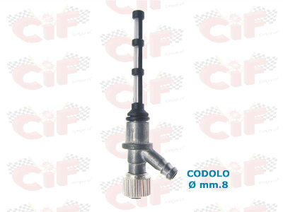 Rubinetto Benzina M10x1 Uscita Bassa 8mm Alluminio - Foto 9