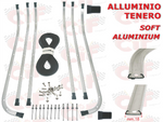 Kit strisce pedana Vespa PX-PE 125/150/20 '98/MY/'11, puntalini chiusi - CIF FERRIGNO