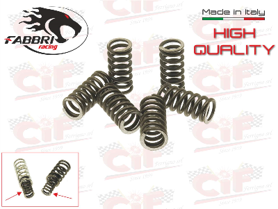 Kit 6 molle supplementari in acciaio armonico d.10x20mm per frizioni FABBRI racing per Vespa smallframe