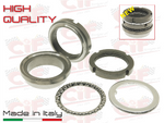 Serie calotta sterzo superiore "HIGH QUALITY" con gabbia rulli VESPA 50 N, R, L, SPECIAL, 90, 125 VNB3T dal 061001, VNB4T..6T, SUPER, GT, GTR, TS, 150 VBB1T dal 82820, VBB2T, GL, SPRINT VLB1T, SPRINT VEL, 160GS, 180SS, 180-200 RALLY, PX-PE