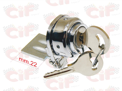 Serratura bloccasterzo anni 60 - Vespa 125 VNA1T-VNA2T, VNB1T..VNB6T, 150 VBA1T, VBB1T-2T