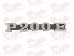 Targhetta laterale "P200E"