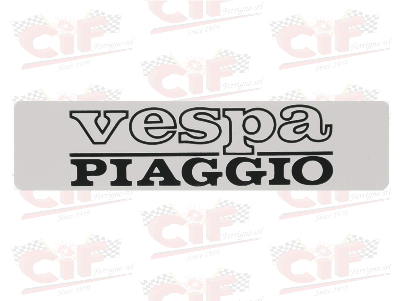 Targhetta "VESPA PIAGGIO" adesiva per serbatoio SI-CIAO-BRAVO