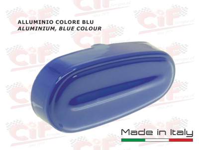 Coperchio mozzo alluminio BLU Vespa 50 N-L-R-SPECIAL, 50SS, 90, 90SS, 125 Primavera