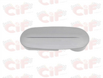 Coperchio mozzo Vespa PX/PE 2. Serie, Arcobaleno, PX125T5, Cosa, in plastica grigia