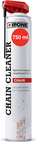 IPONE – Sgrassatore Catena Moto Chain Cleaner – Flacone Spray Multiposizione 750 ml - Efficace contro il Grasso più ostinato - Getto Potente e Preciso senza Schizzi