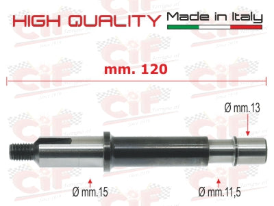 Perno ingranaggio multiplo Vespa PX125, 150, 200E, '98, MY, '11, T5, Cosa
