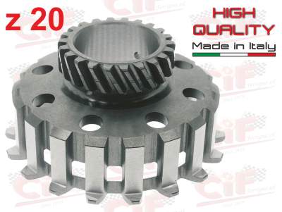 Pignone frizione 8 molle Z:20 su primaria Z:67 - Vespa PX-PE-MY-COSA