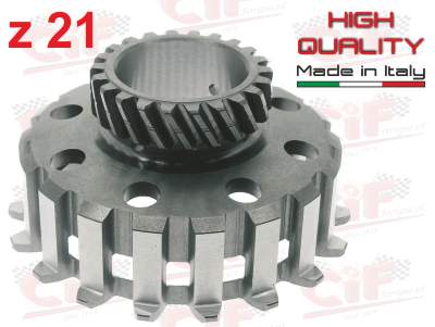 Pignone frizione 8 molle Z:21 su primaria Z:67 - Vespa PX-PE-MY-COSA