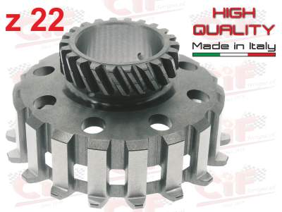 Pignone frizione 8 molle Z:22 su primaria Z:67 - Vespa PX-PE-MY-COSA