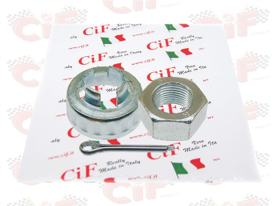 Kit scodellino, dado, coppiglia per asse ruota posteriore Vespa PK-XL-N-FL-PX/PE ARCOBALENO