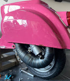 Scarico marmitta EGIG PERFORMANCE Mamba S Ø=32mm (distanza perno 54-60mm), silenziatore xxl posteriore avvitato (Ø70mm) - Vespa ET3, PV125