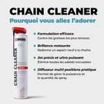 IPONE – Sgrassatore Catena Moto Chain Cleaner – Flacone Spray Multiposizione 750 ml - Efficace contro il Grasso più ostinato - Getto Potente e Preciso senza Schizzi