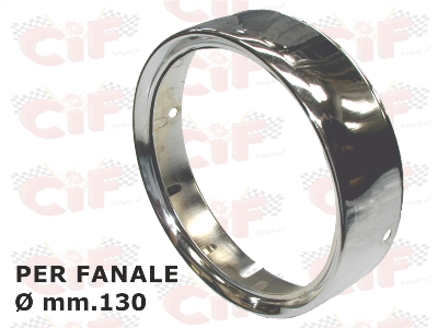 Cornice fanale Vespa 150 Sprint Veloce, 125 GTR, 125 TS, 180/200 Rally cromata